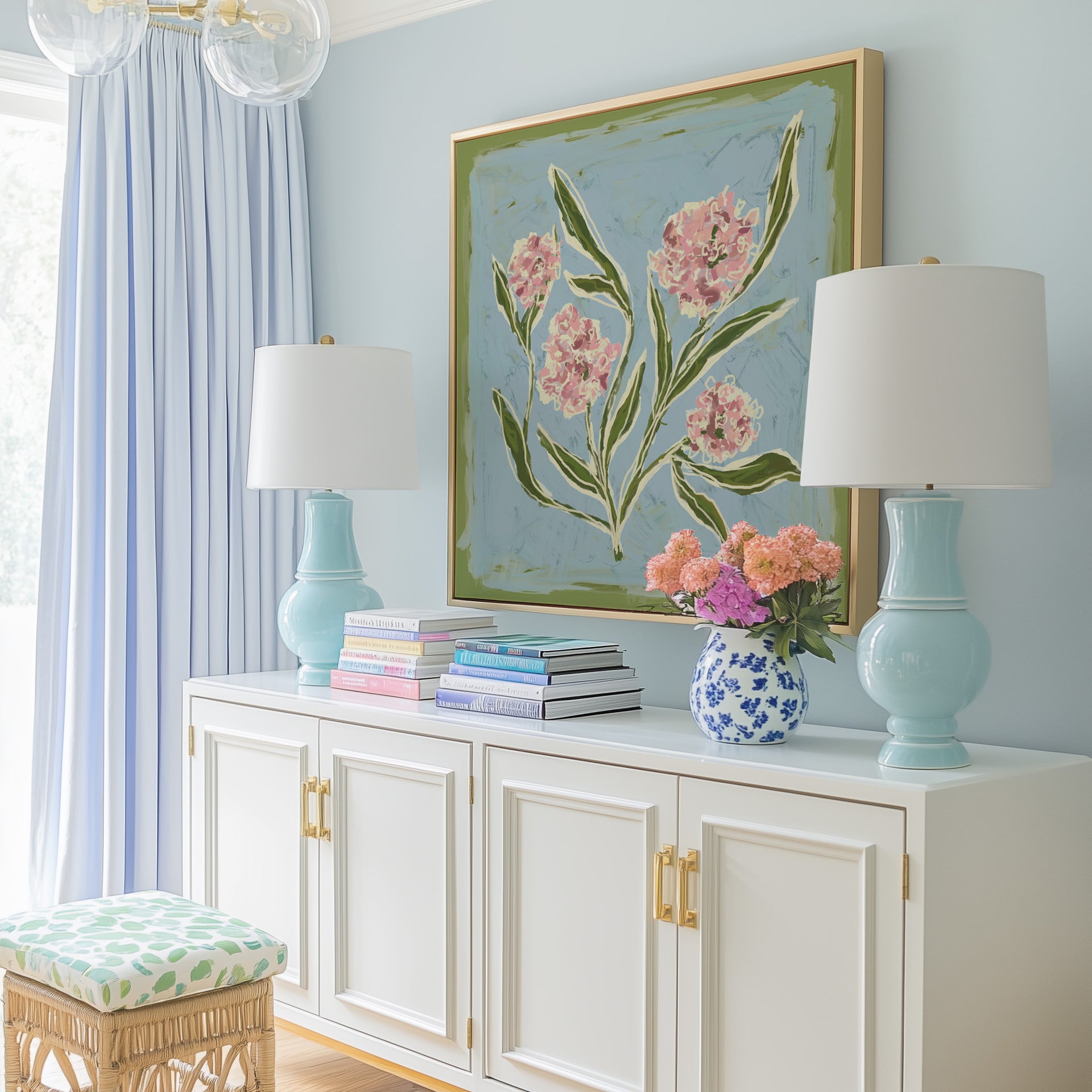 Porch Blossoms – Sky Blush