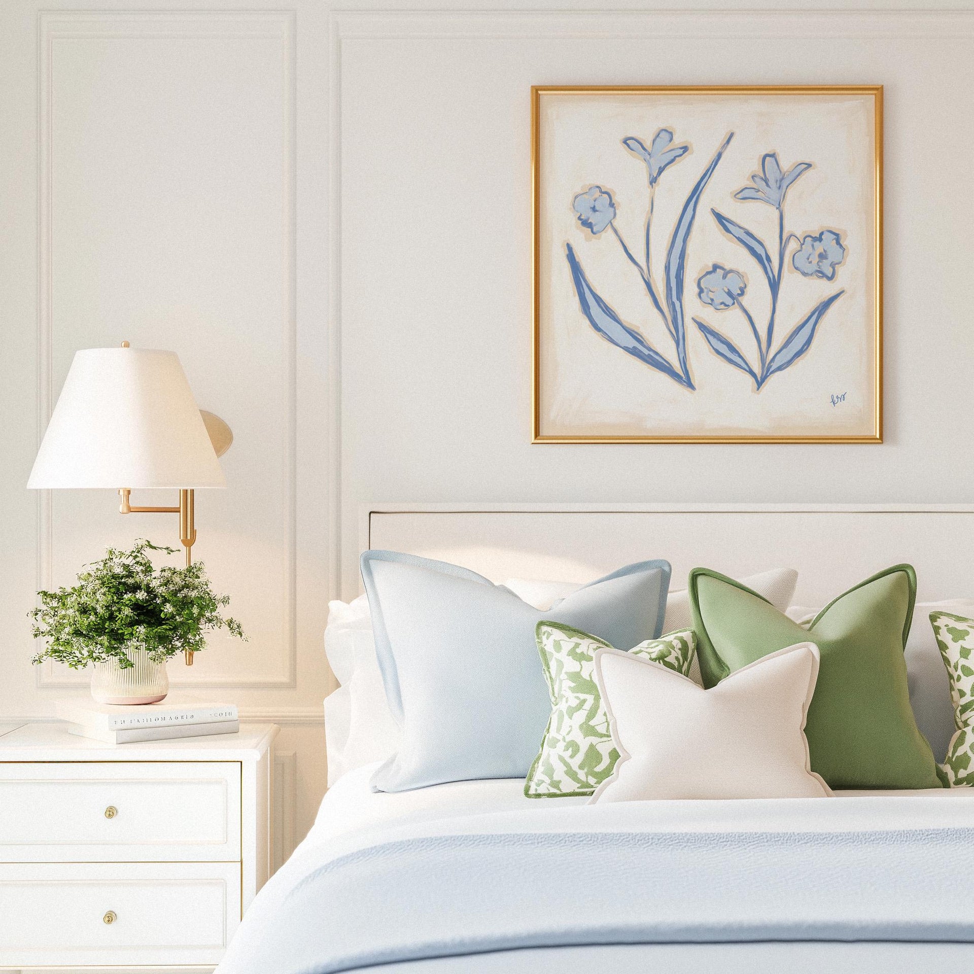 Garden Blooms – Shades of Blue