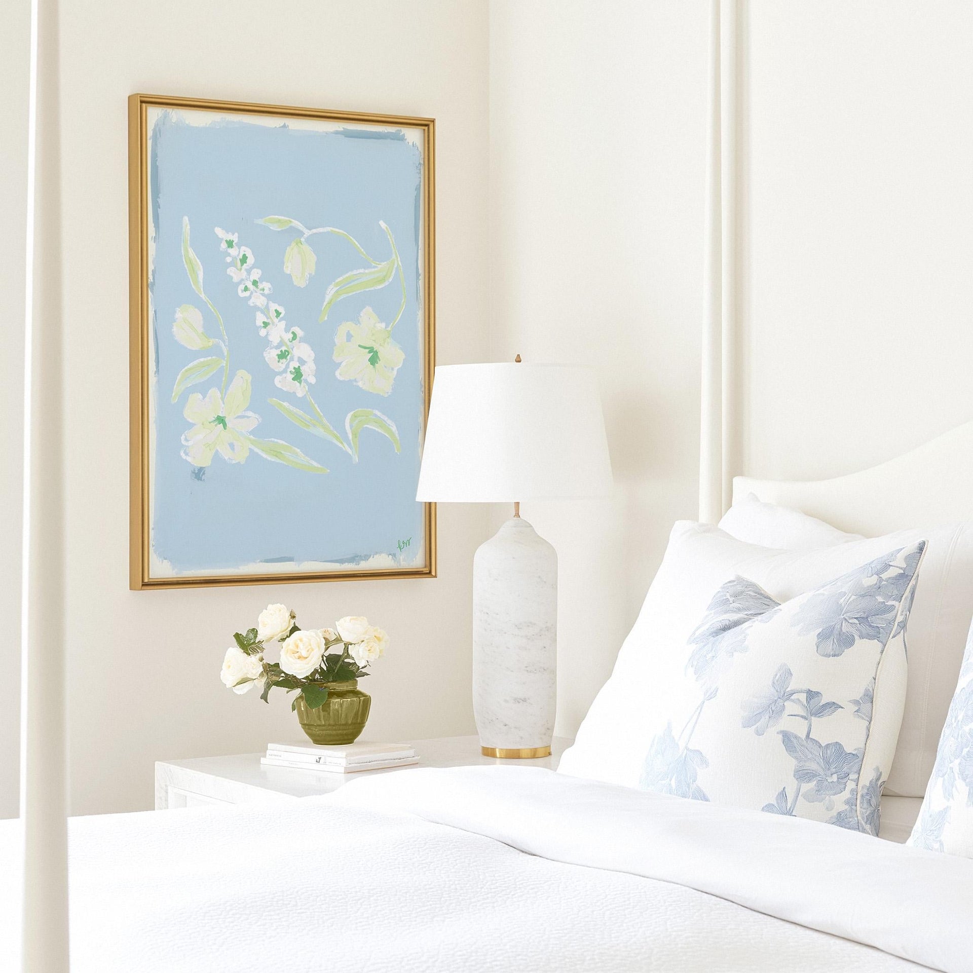 Painterly Arrangement – Sky Blue