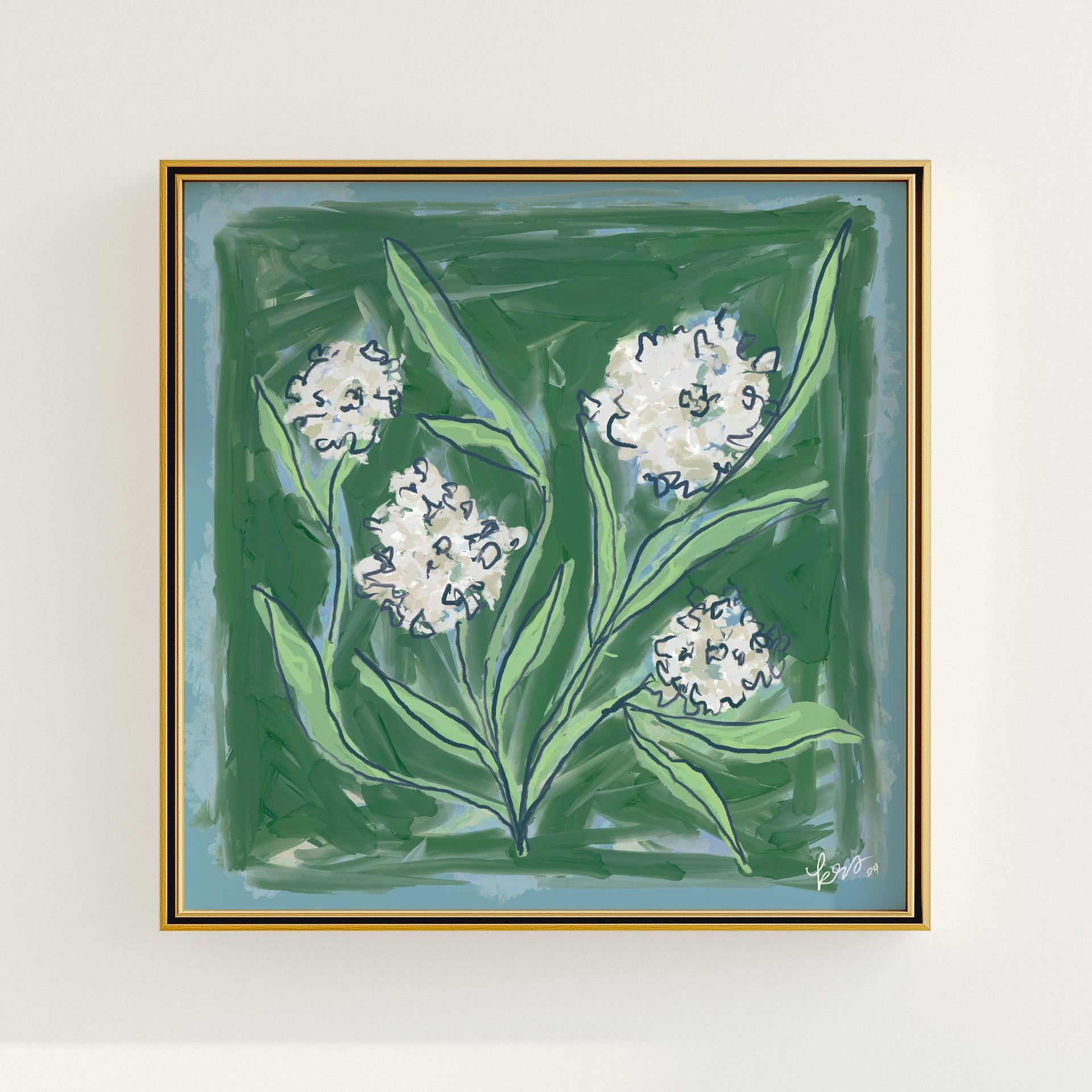 Porch Blossoms – Emerald