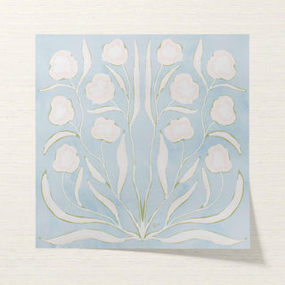 Botanical Study · Blue & White