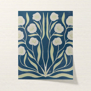 Botanical Study · Blue & Navy