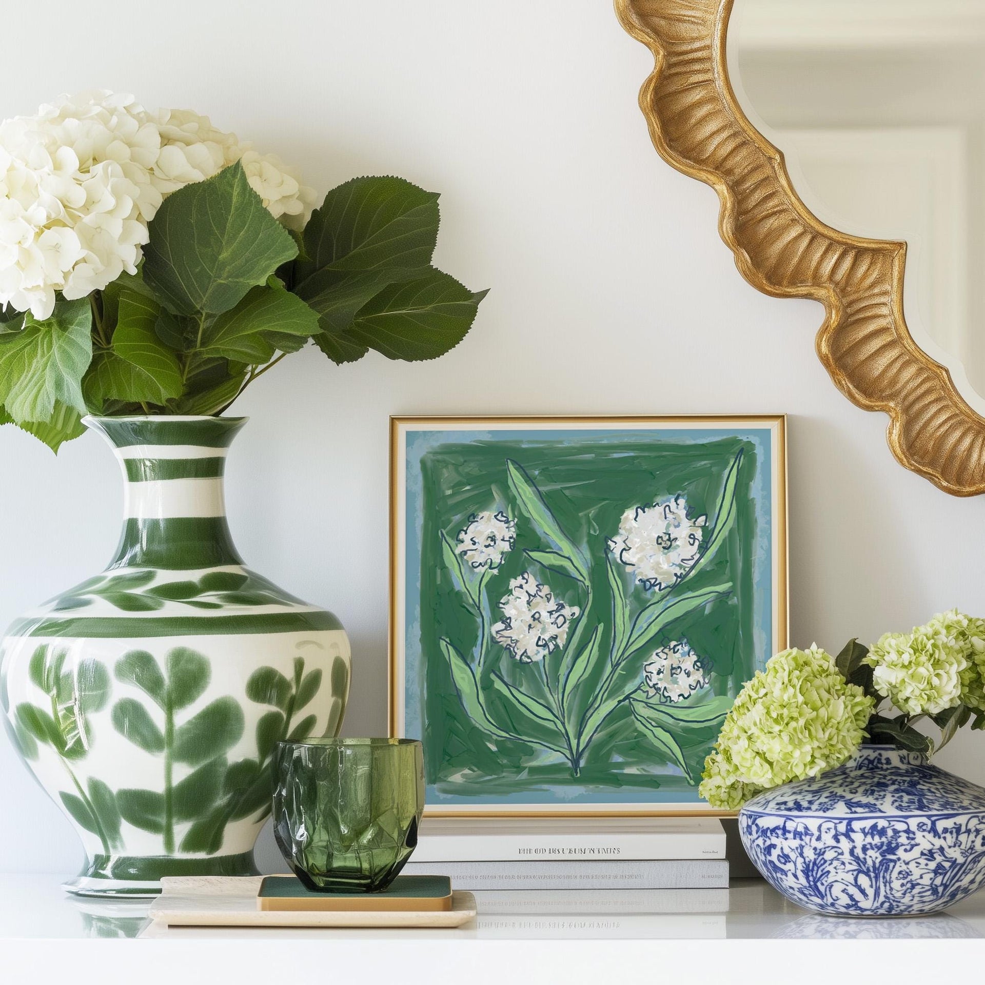 Porch Blossoms – Emerald