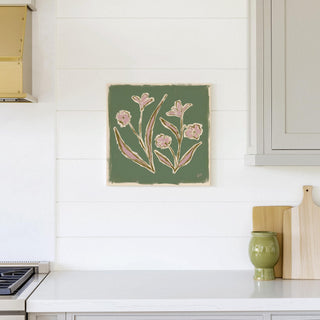 Floral Study No. 6 floral wall art print.