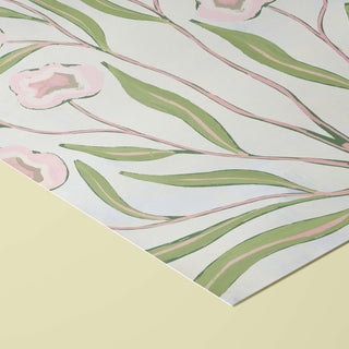 Botanical Study · Pink & Green