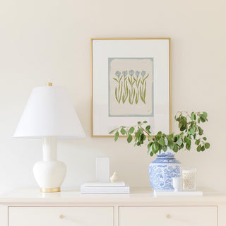 Tulip Quartet No. 4 floral art print.