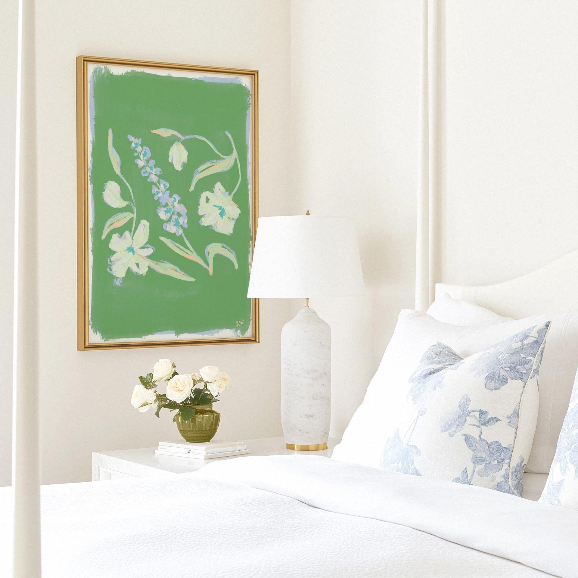 Painterly Arrangement – Garden Green