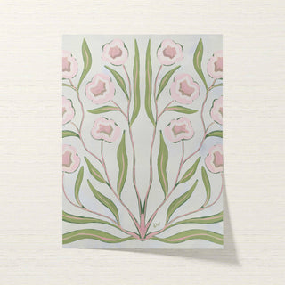 Botanical Study · Pink & Green