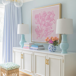 Floral Sketch No. 6 floral wall art print.