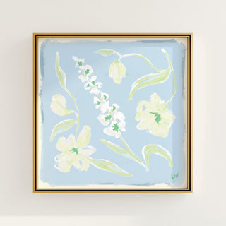 Garden Arrangement No. 1, set of four floral art prints.