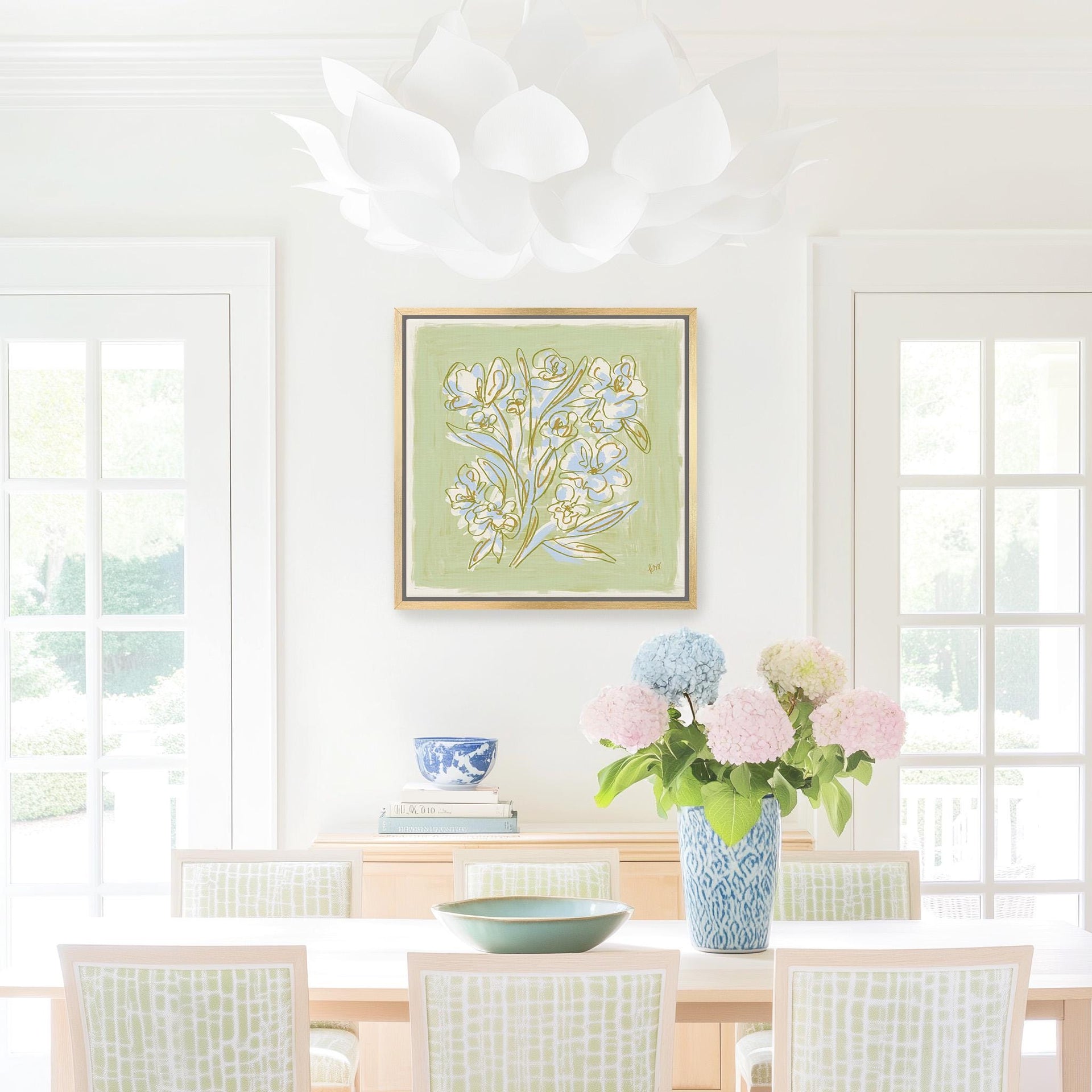 Green Florals