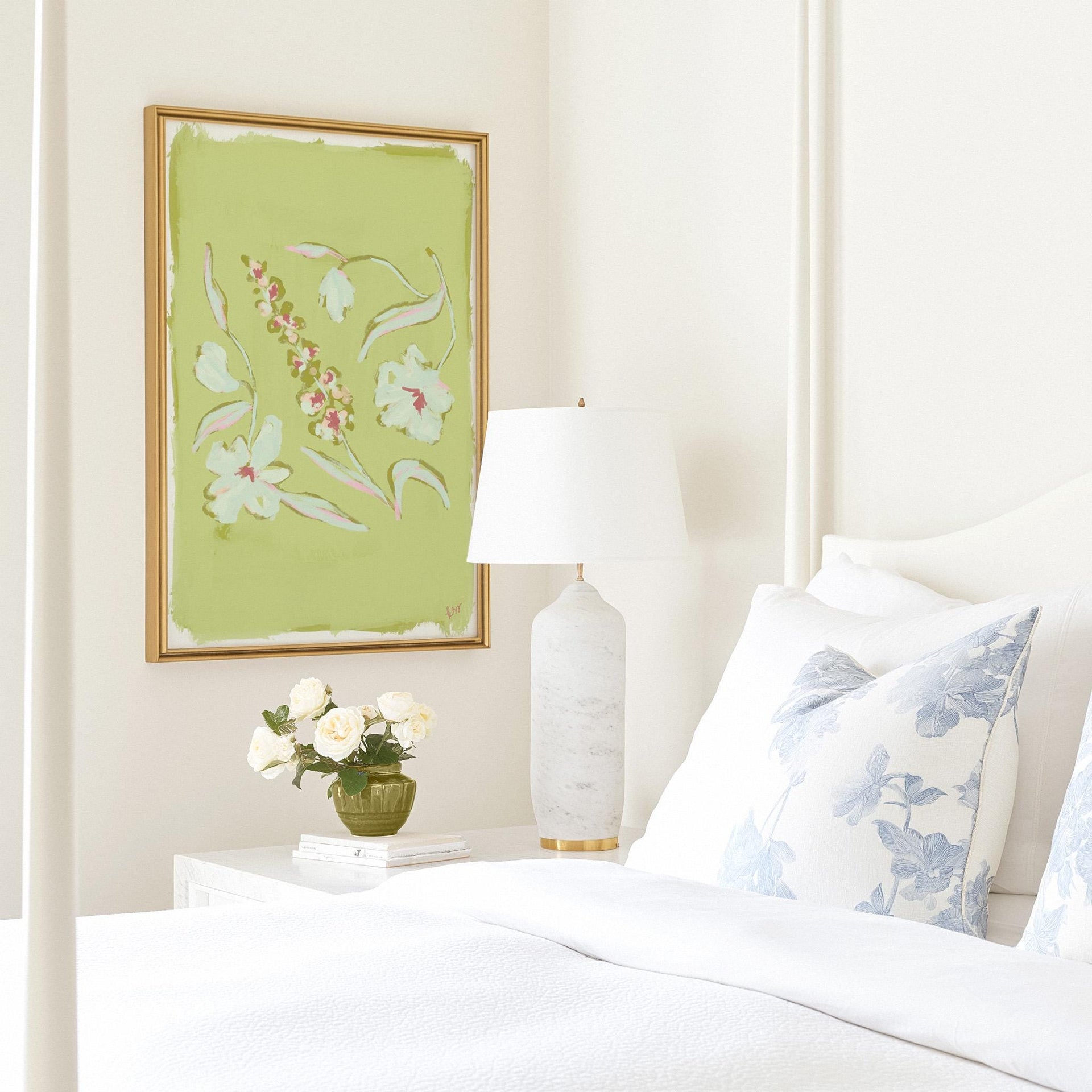 Painterly Arrangement – Pistachio