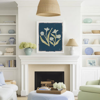 Floral Study No. 9 botanical wall art print.