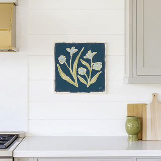 Floral Study No. 9 floral wall art print.