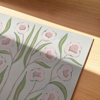 Botanical Study · Pink & Green