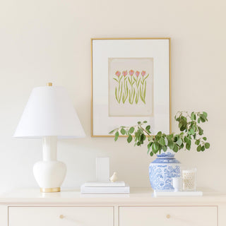 Tulip Quartet No. 1 floral art print.
