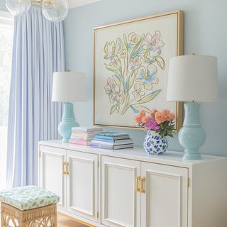 Floral Sketch No. 7 floral wall art print.