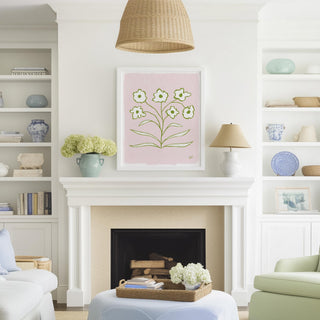 Botanical Line Study No. 4 botanical wall art print.