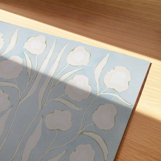 Botanical Study · Blue & White