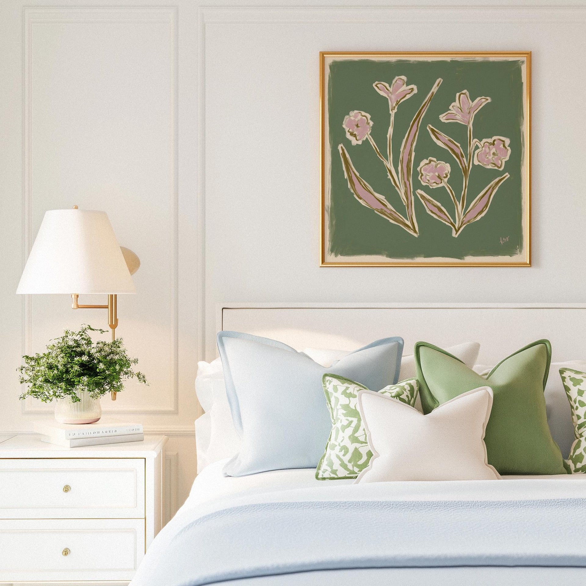 Garden Blooms – Deep Green