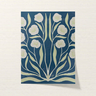 Botanical Study · Blue & Navy