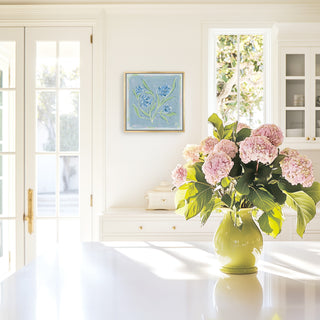 Hydrangea Study No. 7 botanical wall art print.
