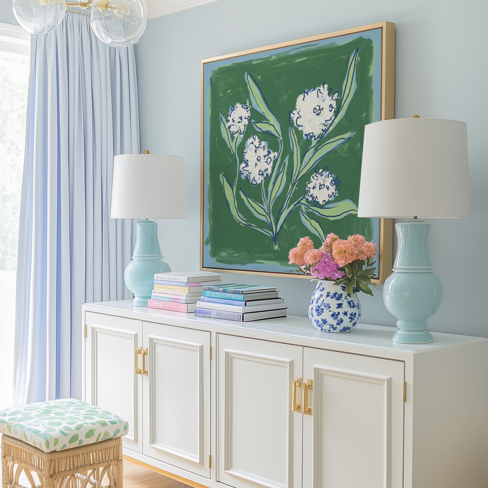 Porch Blossoms – Emerald