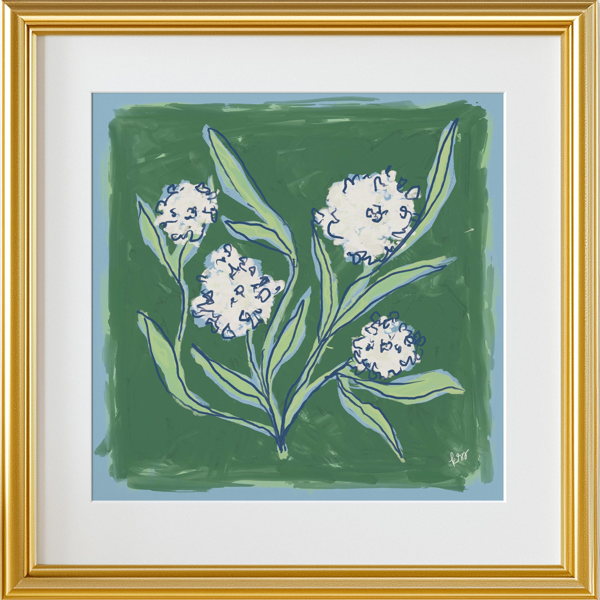 Porch Blossoms – Emerald