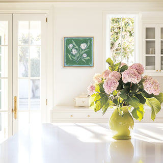 Hydrangea Study No. 5 botanical wall art print.