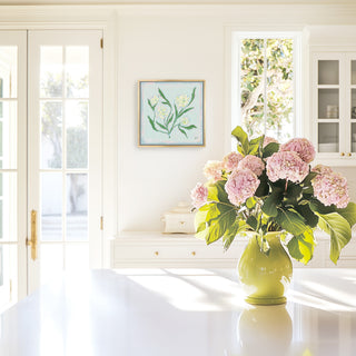 Hydrangea Study No. 9 botanical wall art print.