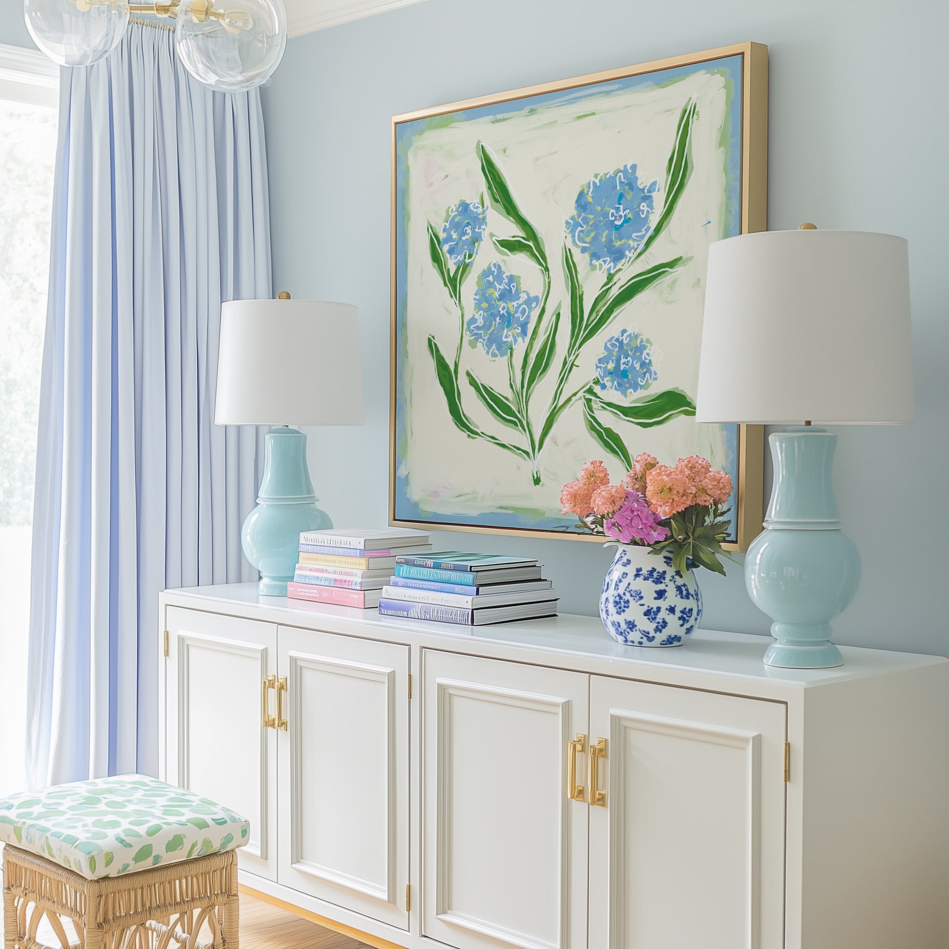 Porch Blossoms – Pearl Sky