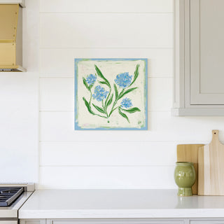 Hydrangea Study No. 1 floral wall art print.