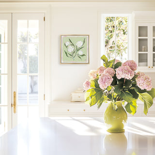 Hydrangea Study No. 8 botanical wall art print.