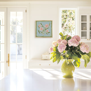 Hydrangea Study No. 4 botanical wall art print.