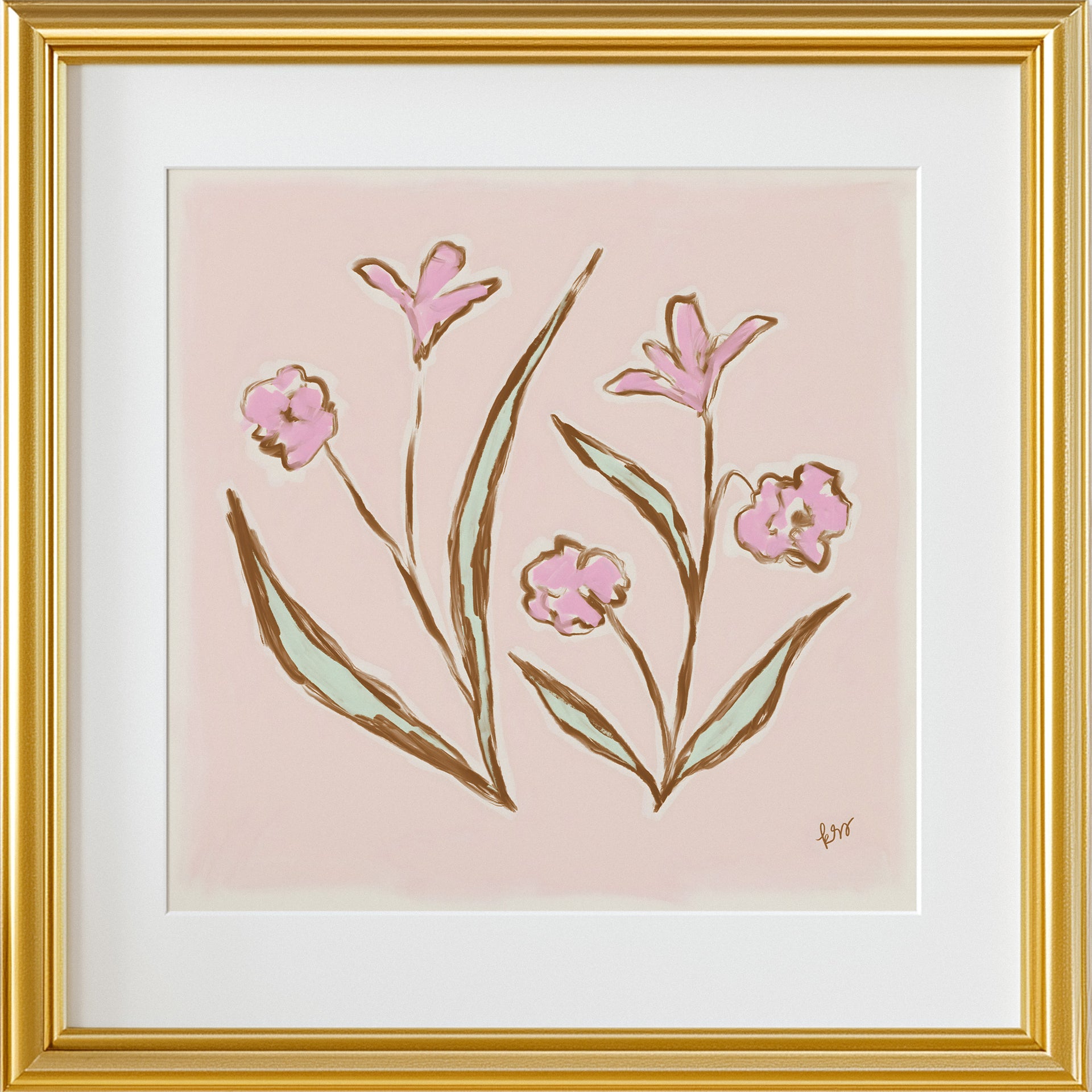 Garden Blooms – Coral Blush