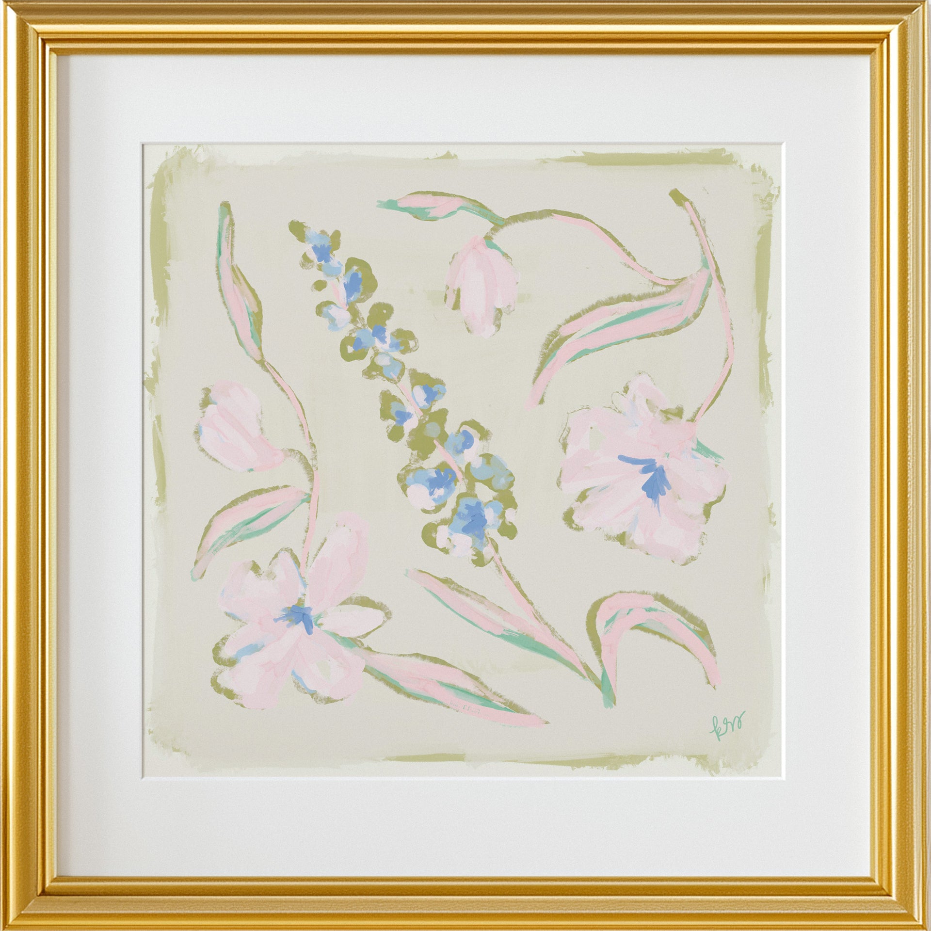 Painterly Arrangement – Pastel Blush
