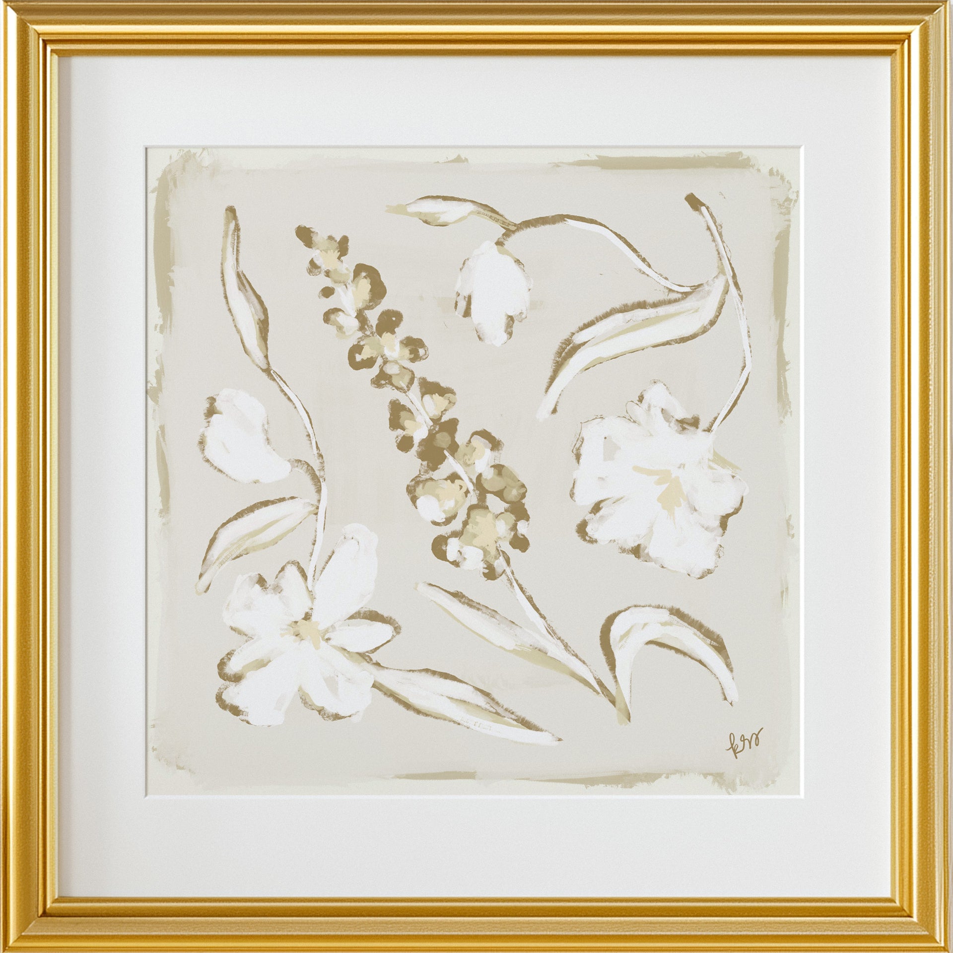 Painterly Arrangement – Linen