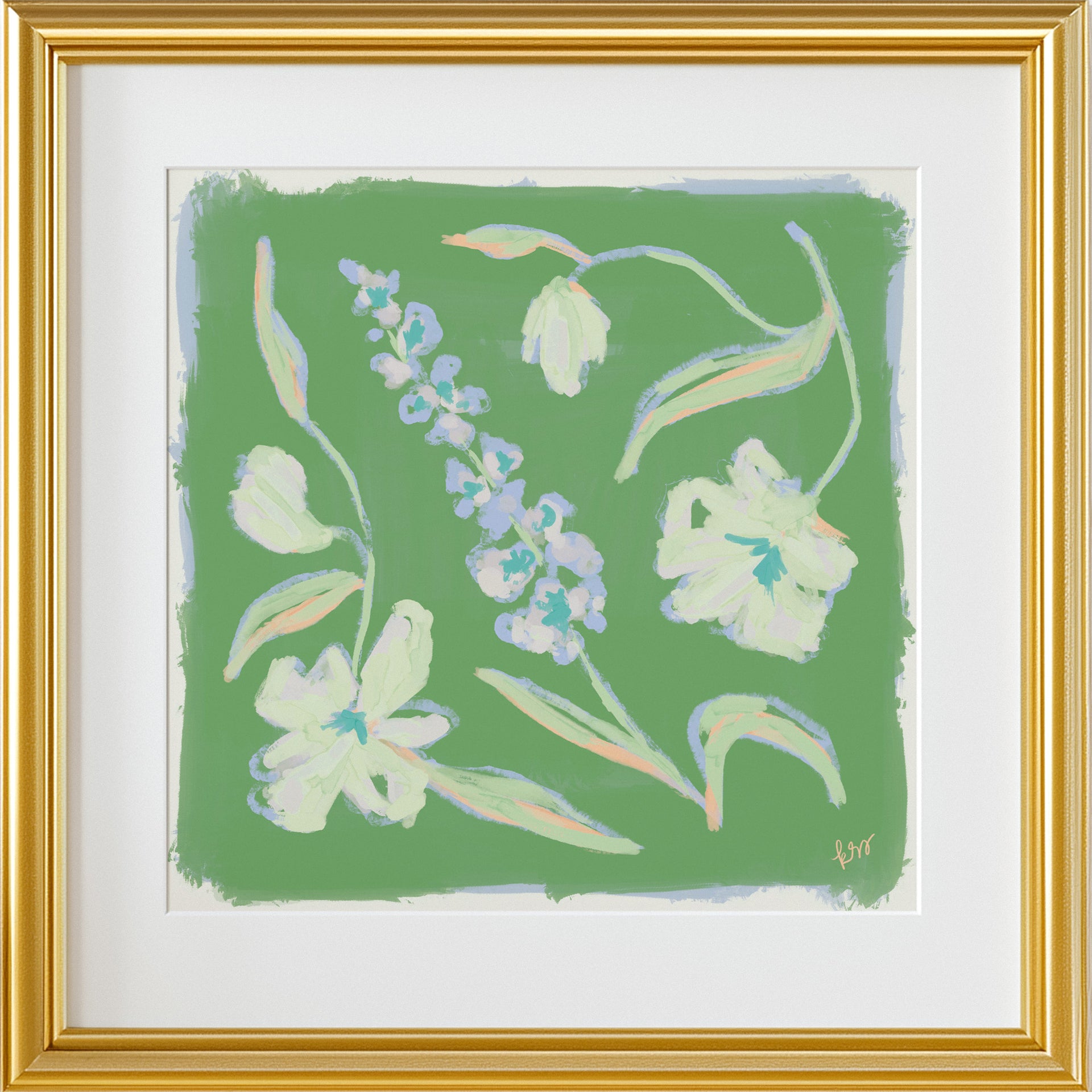 Painterly Arrangement – Garden Green