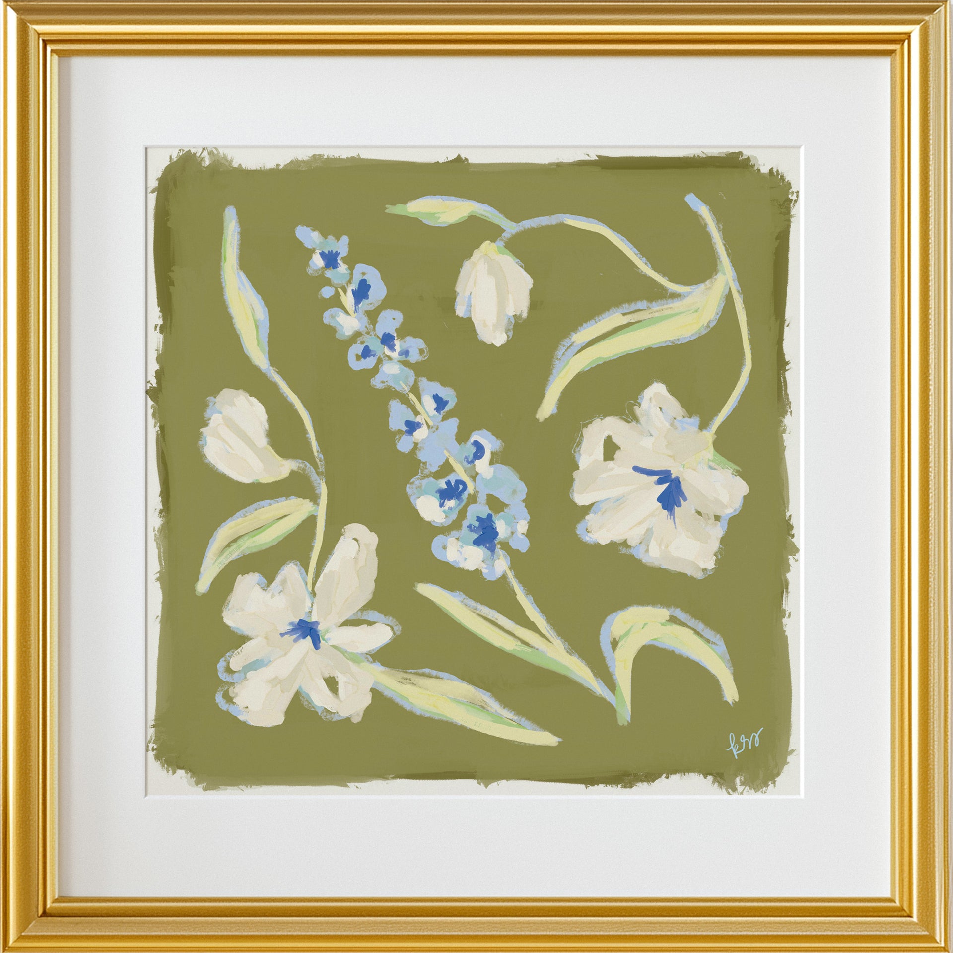 Painterly Arrangement – Olive