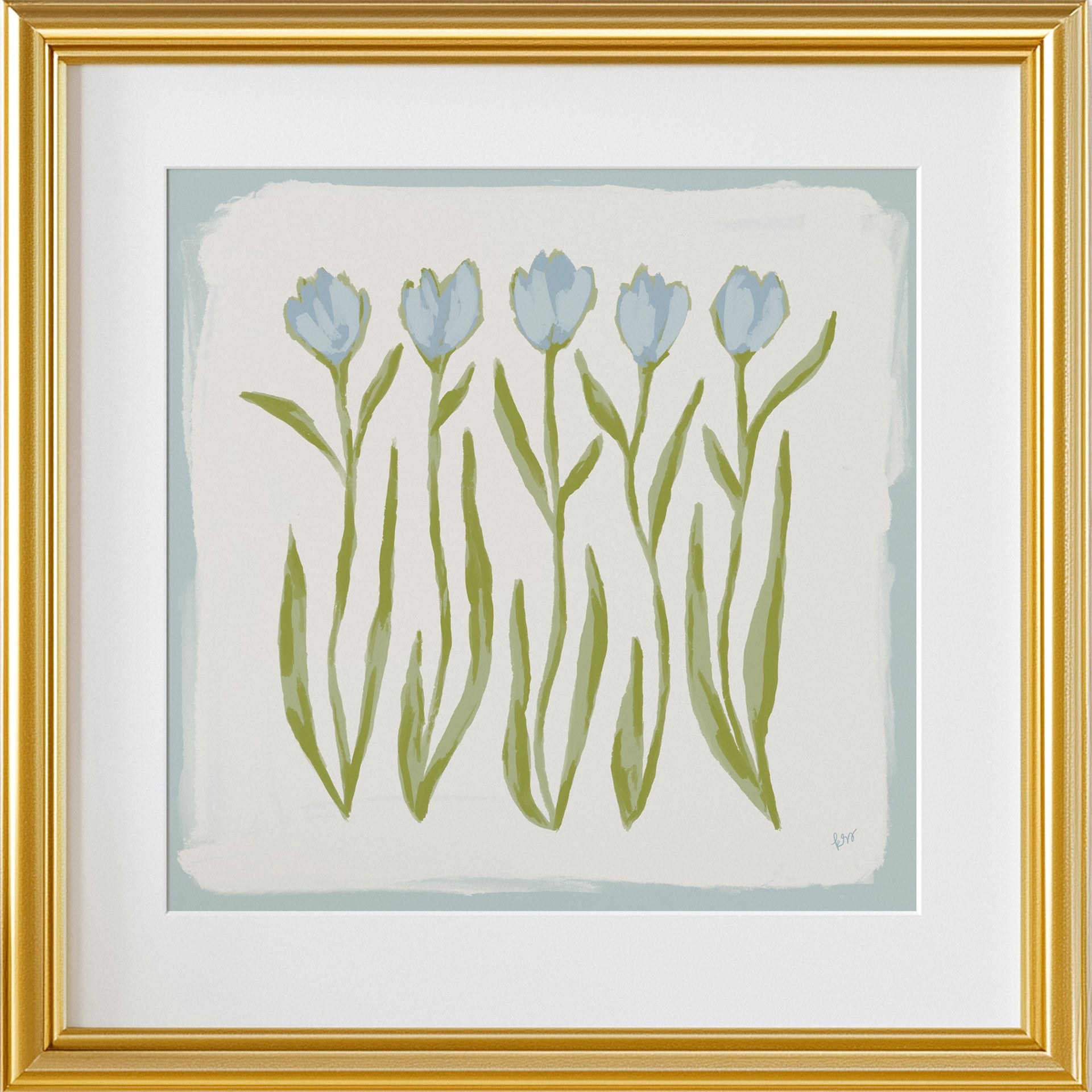 Tulips – Pearl Blue
