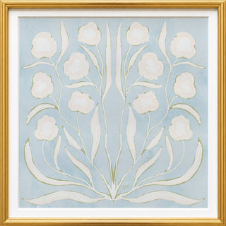 Botanical Study · Blue & White