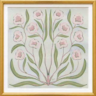 Botanical Study · Pink & Green