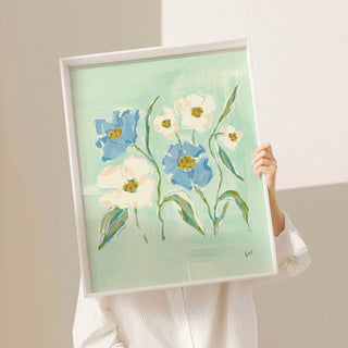 Garden Party No. 3 floral art print.