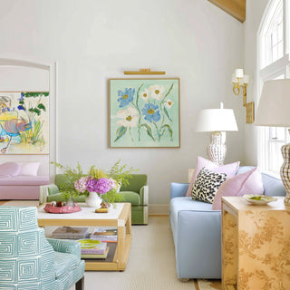 Garden Party No. 3 floral wall art print.