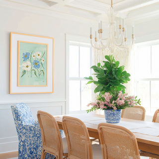 Garden Party No. 3 botanical wall art print.