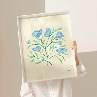 Carolina Florals floral art print.