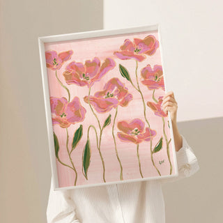 Garden Party No. 4 floral art print.