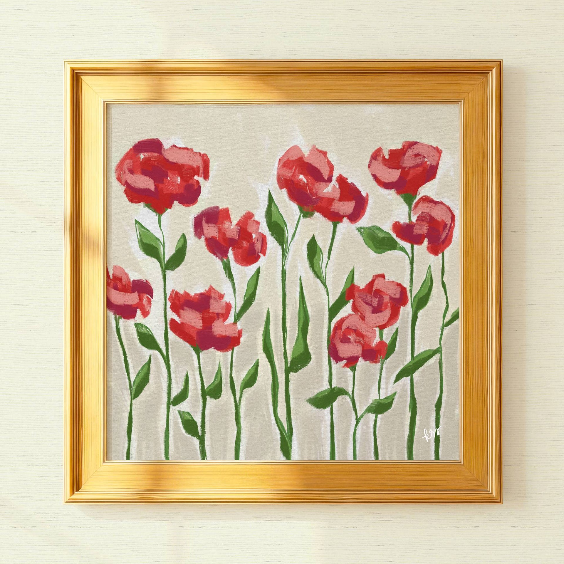 Cardinal Carnations No. 01 | House of Bloom Collection