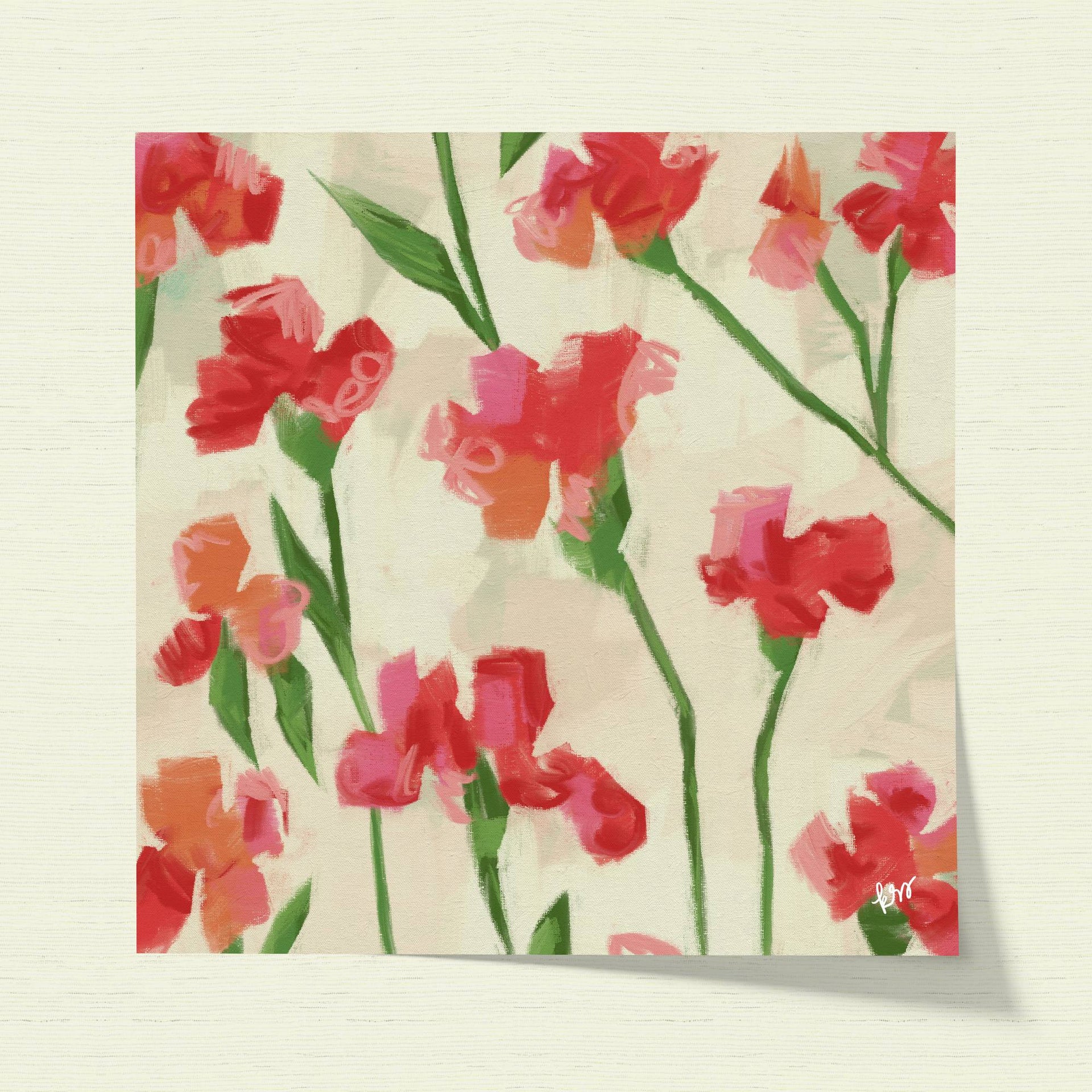 Cardinal Carnations No. 02 | House of Bloom Collection