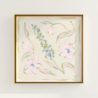 Garden Arrangement No. 1, set of four floral art prints.